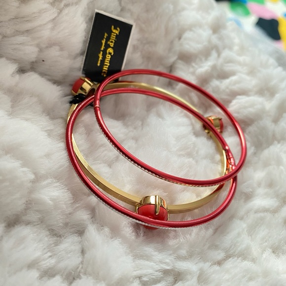 Juicy Couture Gold Tone 3-pieces Bangle  Bracelet NWT - Picture 8 of 11